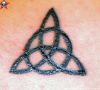 celtic knot triangle tattoo